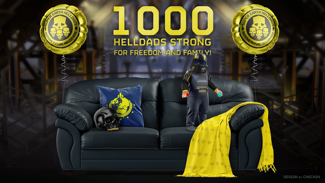 HellDads are celebrating 1000 members after only six weeks!